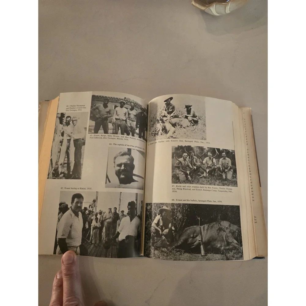 Ernest Hemingway: A Life Story‎ by Carlos Baker (1969, Book Club Edition HCDJ)